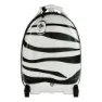 Rastar Zebra Ryggsekk Med Hjul, White / black