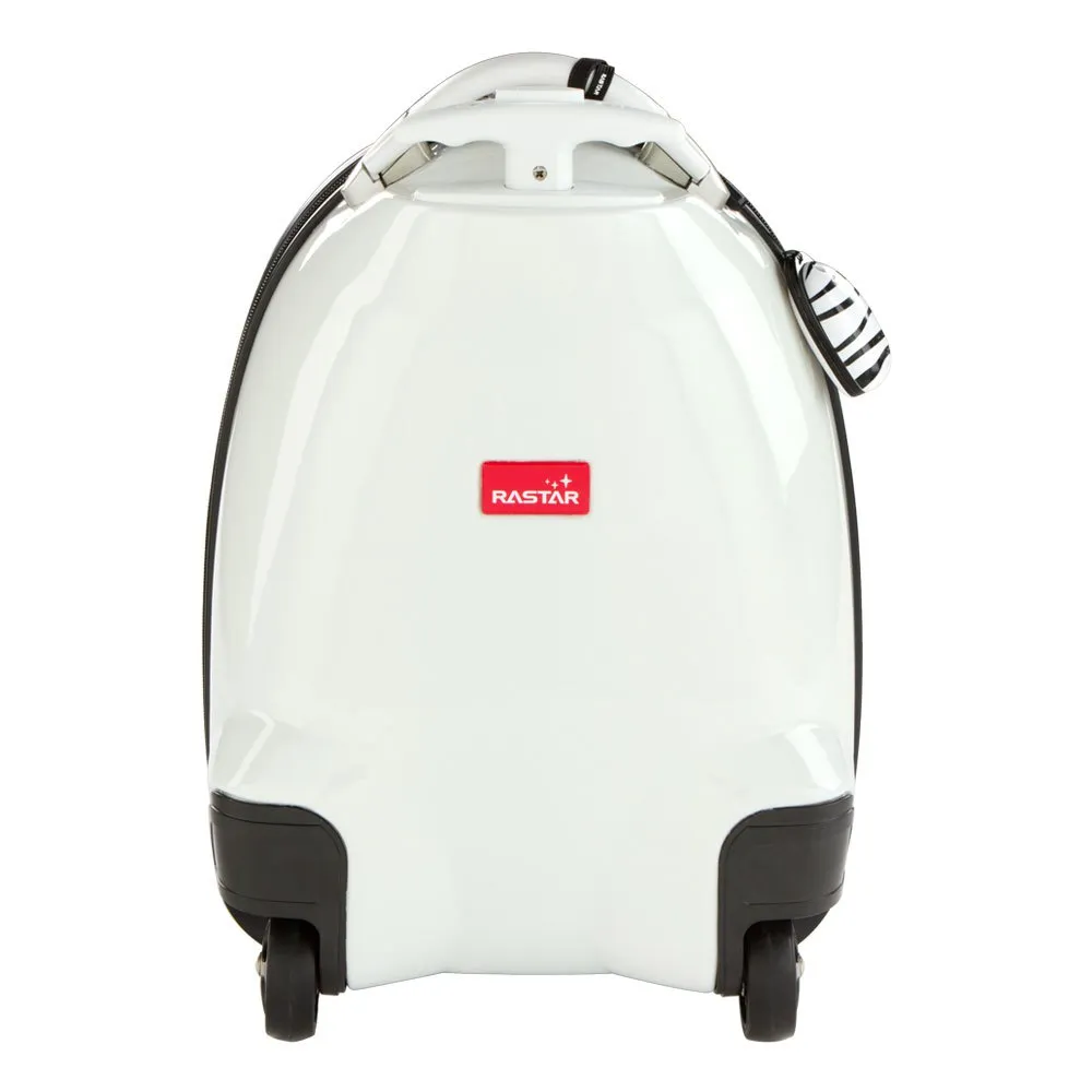 Rastar Zebra Ryggsekk Med Hjul, White / black
