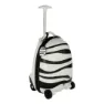 Rastar Zebra Ryggsekk Med Hjul, White / black