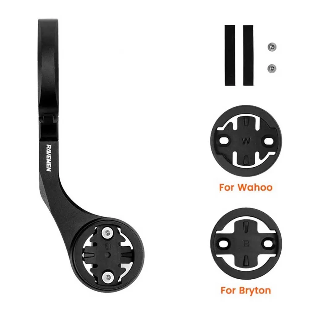 Ravemen Garmin/bryton/wahoo Sykkelcomputerfeste, Black, One Size