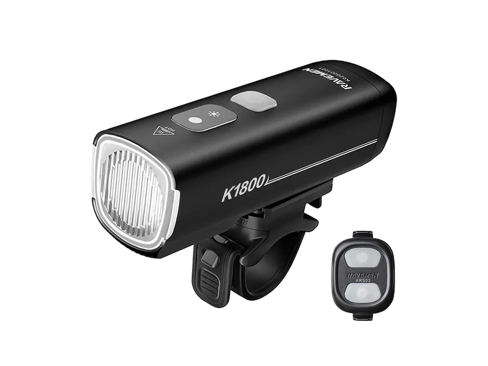 Ravemen K1800 forlykt 1800 Lumen, Black, 1800 Lysstyrker Ravemen K1800 forlykt 1800 Lumen, Black, 1800 Lysstyrker