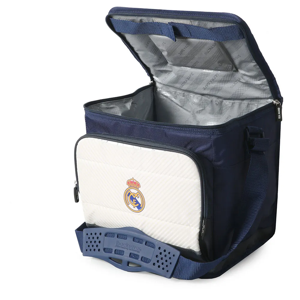 REAL Myk Bærbar Kjøler 29.5x22.0x27.5 Cm, White / blue, One Size