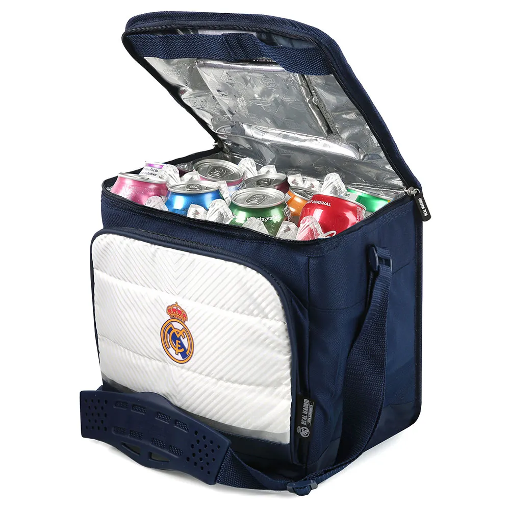 REAL Myk Bærbar Kjøler 29.5x22.0x27.5 Cm, White / blue, One Size