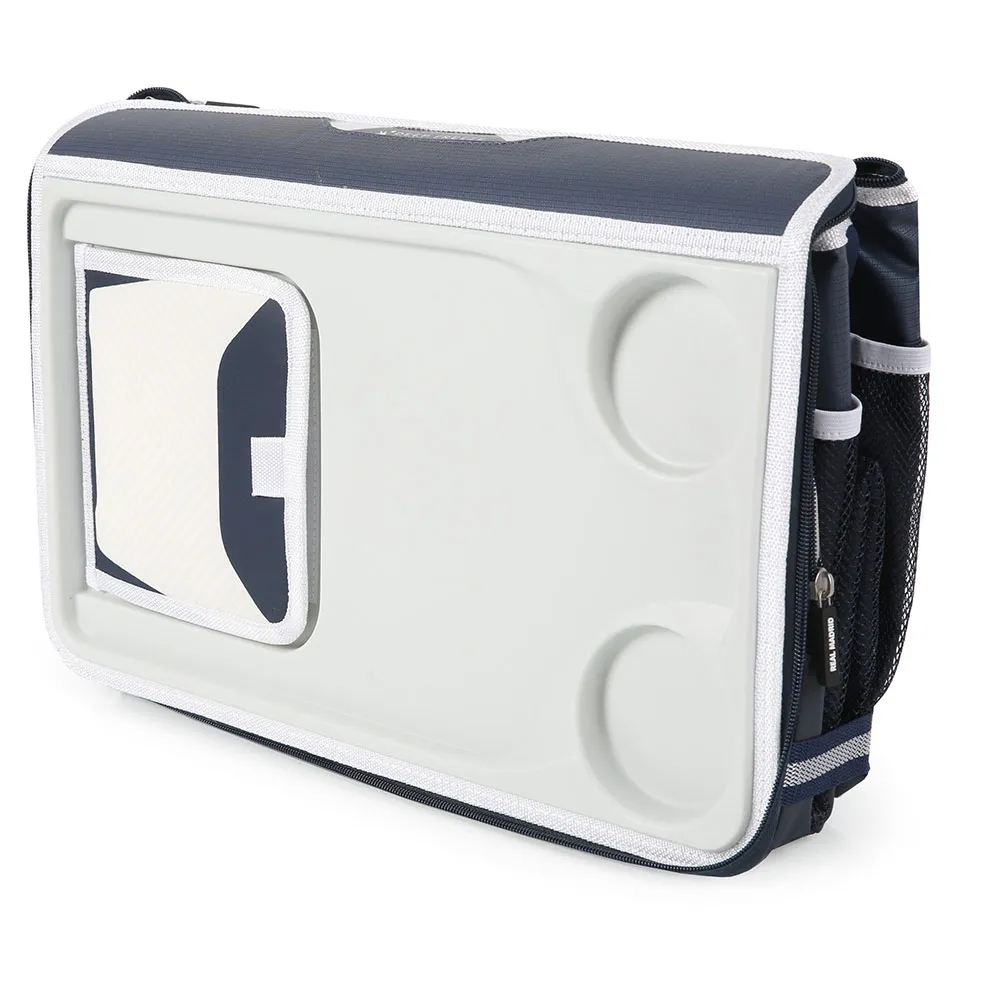 REAL Myk Bærbar Kjøler 44.5x33.0x30.5 Cm, White / blue, One Size