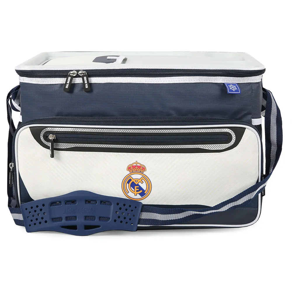 REAL Myk Bærbar Kjøler 44.5x33.0x30.5 Cm, White / blue, One Size