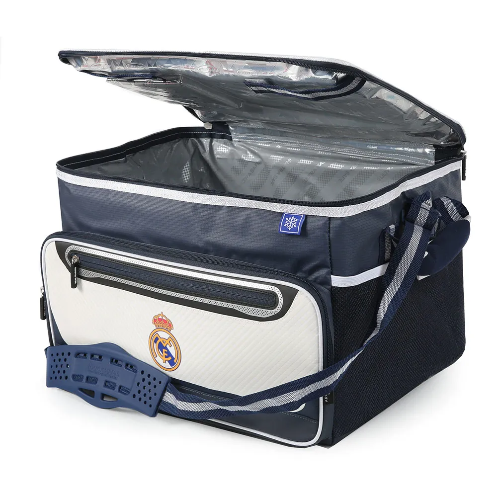 REAL Myk Bærbar Kjøler 44.5x33.0x30.5 Cm, White / blue, One Size
