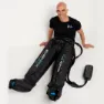 Recovery Plus Rp 8.0 Pro Bluetooth Pakke Støvler Pressoterapi, Black, Height 155-195cm