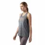 Reebok Burnout Trend Ermeløs T-skjorte female, Dark grey heather