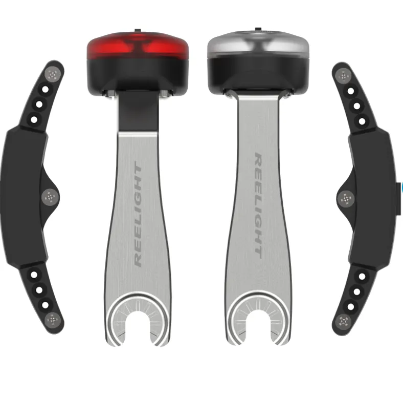 Reelight CPH+ med lang arm ,med backup, Black, One Size