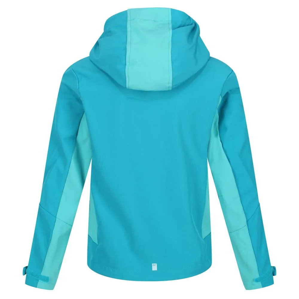 Regatta Acidity V Softshelljakke, Enamel / turquoise, 3-4Y