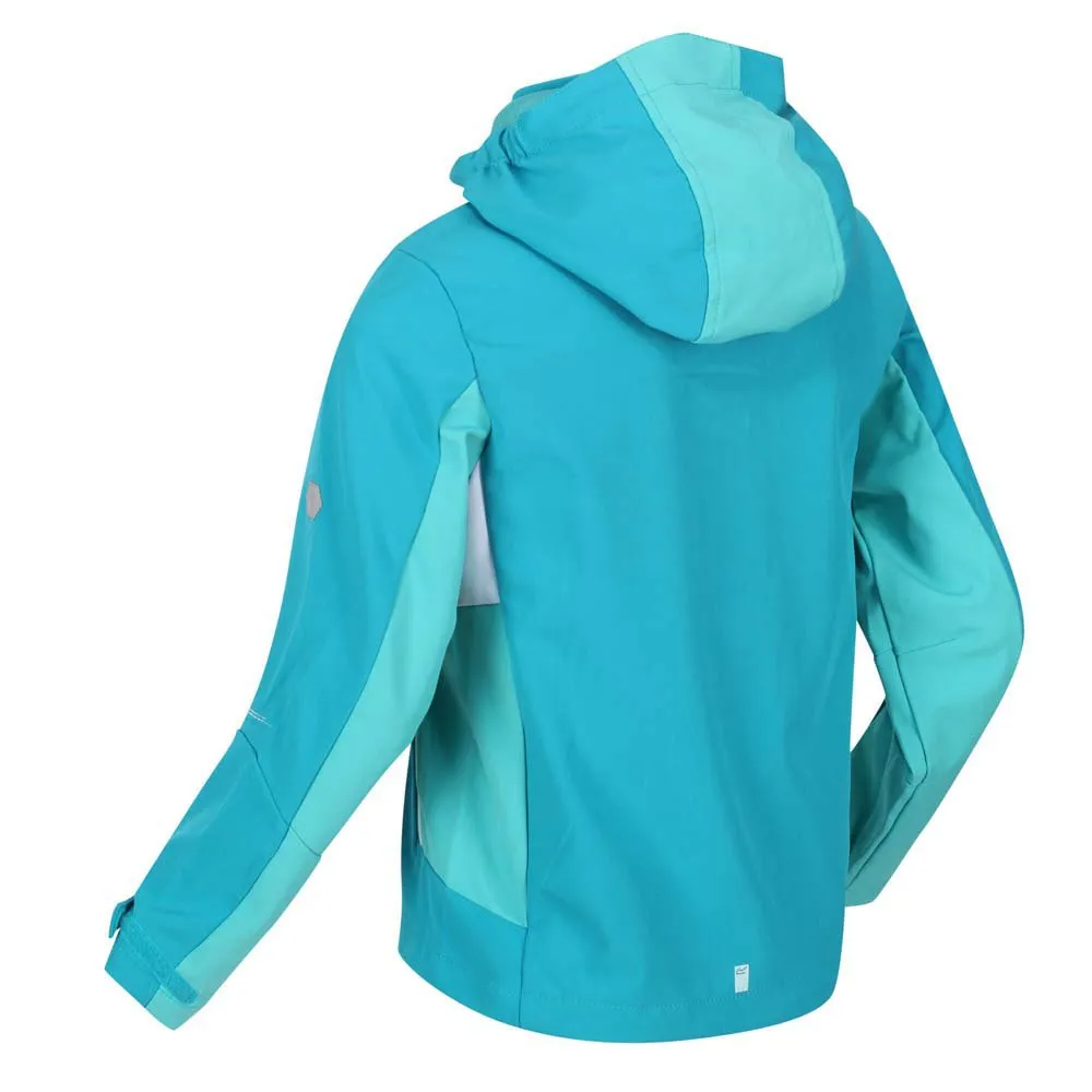 Regatta Acidity V Softshelljakke, Enamel / turquoise, 3-4Y