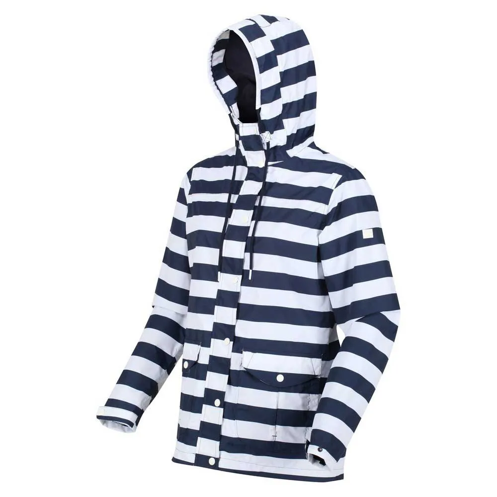 Regatta Bayarma Softshelljakke, Navy / white stripe