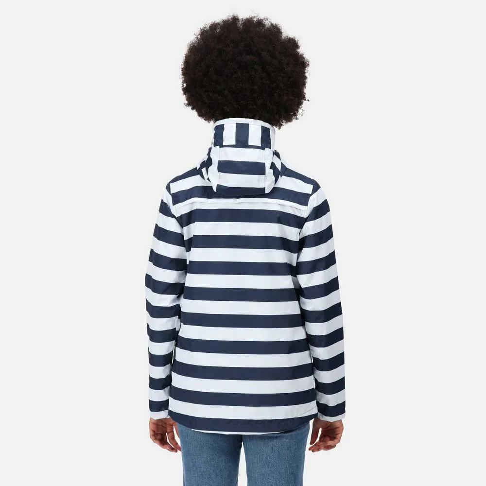 Regatta Bayarma Softshelljakke, Navy / white stripe