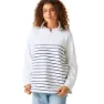 Regatta Bayletta Fleecejakke Med Halv Glidelås, White / navy