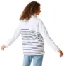 Regatta Bayletta Fleecejakke Med Halv Glidelås, White / navy