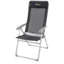 Regatta Colico Hard Armed Stol, Black, 105 x 65 x 48cm