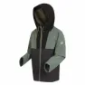 Regatta Hanleigh Jakke, Black / agave green, 7-8Y