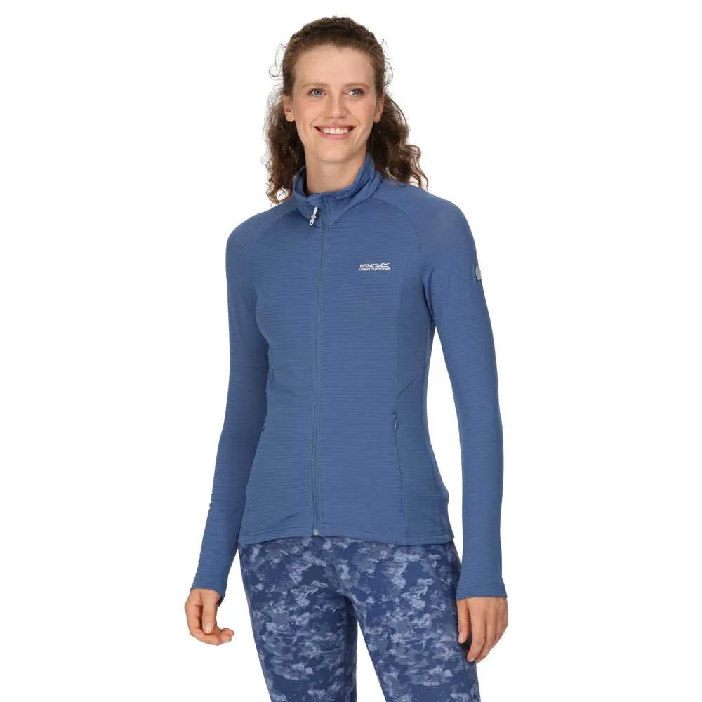 Regatta Highton Lte Ii Fleecejakke Med Full Glidelås, Dusty denim