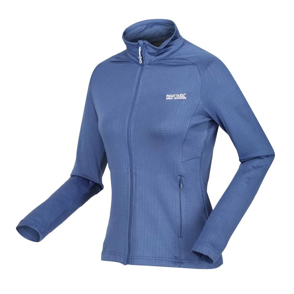 Regatta Highton Lte Ii Fleecejakke Med Full Glidelås, Dusty denim