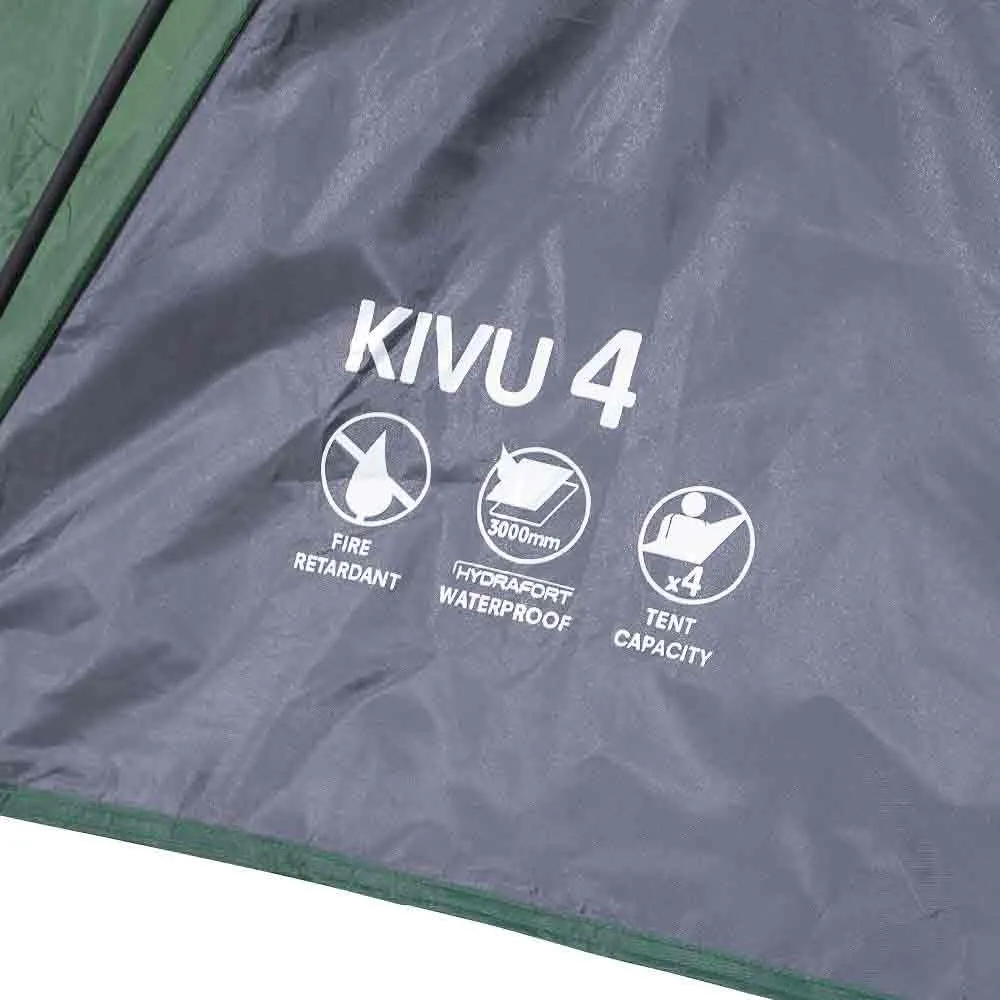 Regatta Kivu 4 V3 Telt, Green pasture / ebony, 4 Steder Regatta Kivu 4 V3 Telt, Green pasture / ebony, 4 Steder