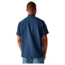 Regatta Mindanol X Kortarmet Skjorte Refurbished, Navy triangle point