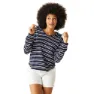 Regatta Minerve Langarmet T-skjorte, Navy / white