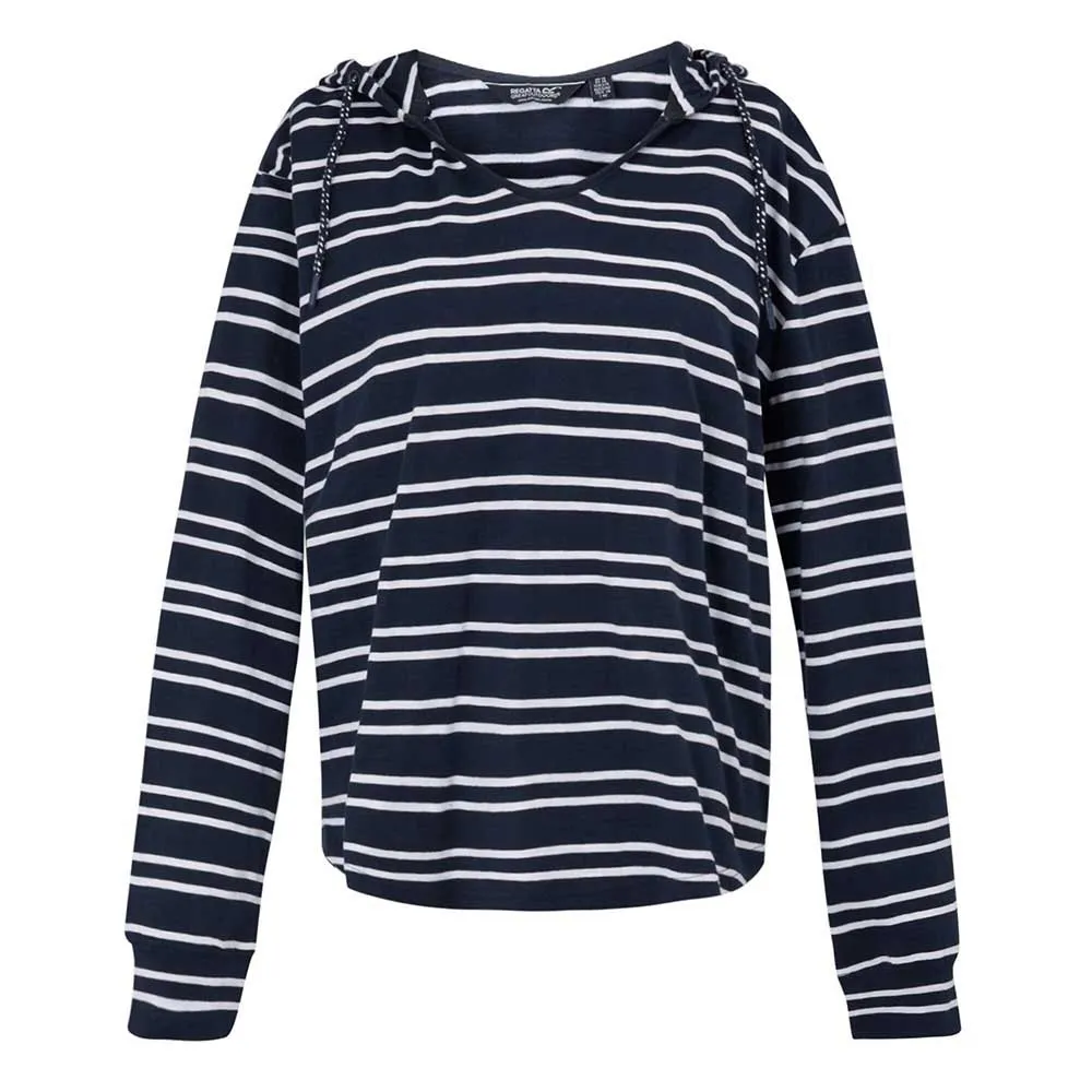 Regatta Minerve Langarmet T-skjorte, Navy / white Regatta Minerve Langarmet T-skjorte, Navy / white