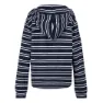 Regatta Minerve Langarmet T-skjorte, Navy / white
