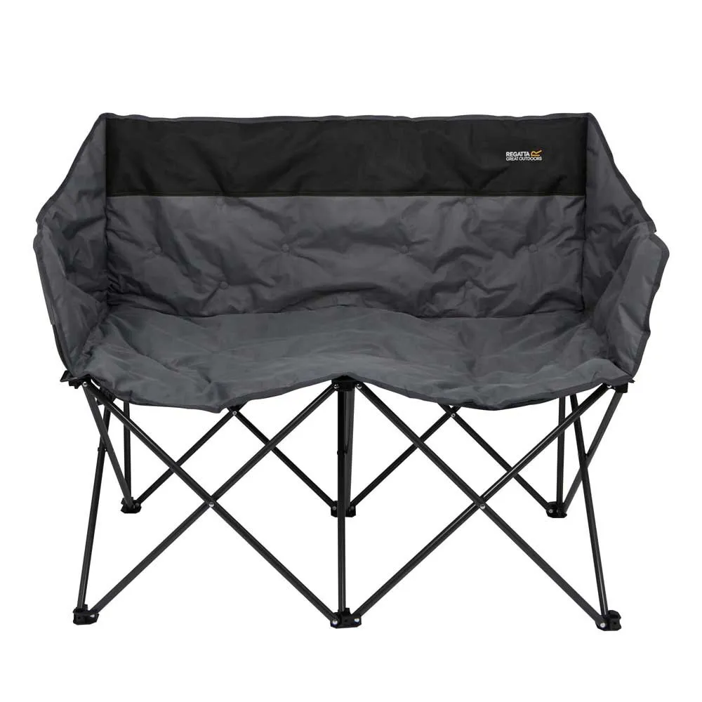 Regatta Navas Double Stol, Black / ebony grey / aluminium grey, One Size
