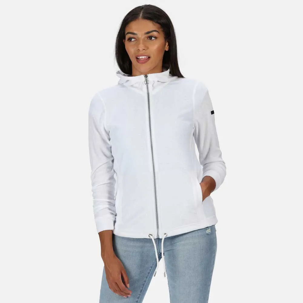 Regatta Ranielle Fleecejakke Med Hette, White Regatta Ranielle Fleecejakke Med Hette, White