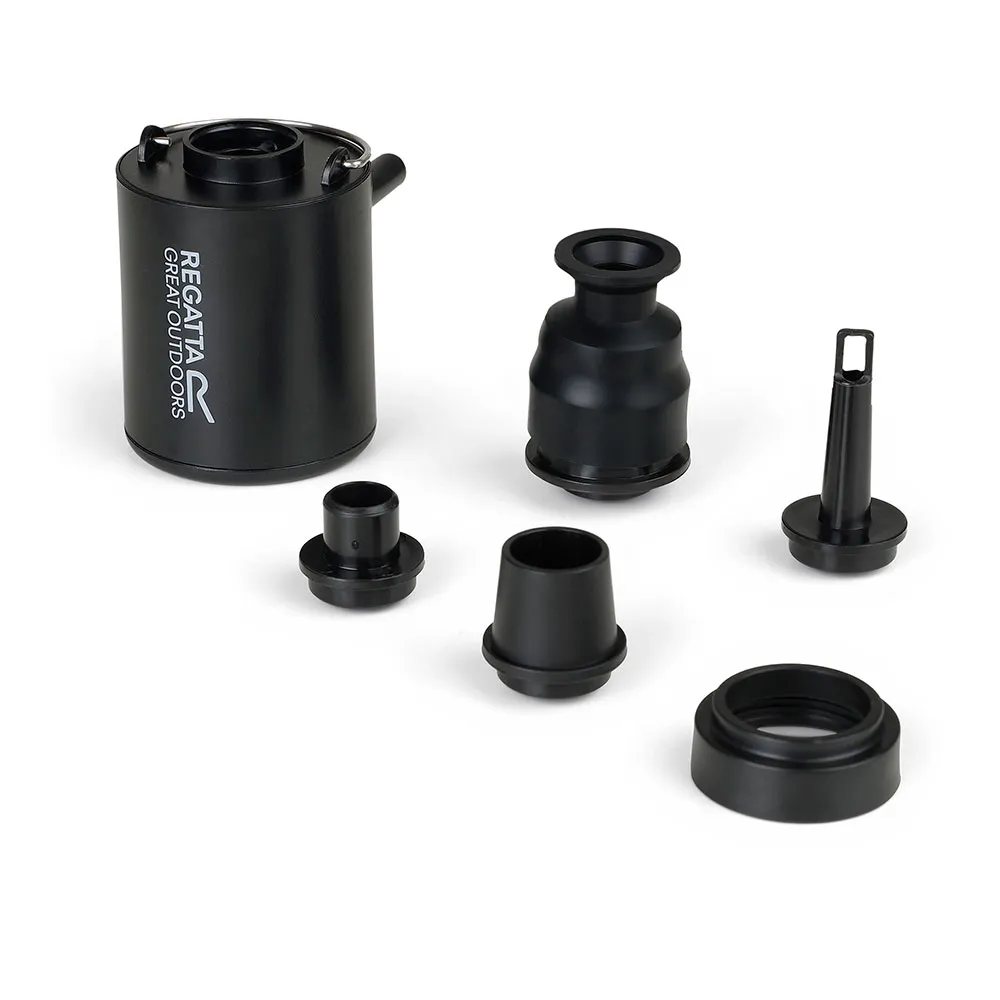 Regatta Recharge Mini Elektrisk Luftpumpe, Black