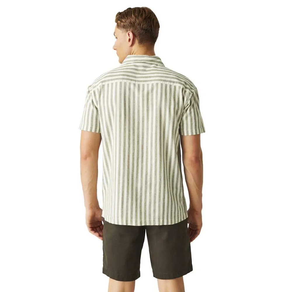 Regatta Shore Bay Ii Kortarmet Skjorte, Fauna / antique white stripe Regatta Shore Bay Ii Kortarmet Skjorte, Fauna / antique white stripe