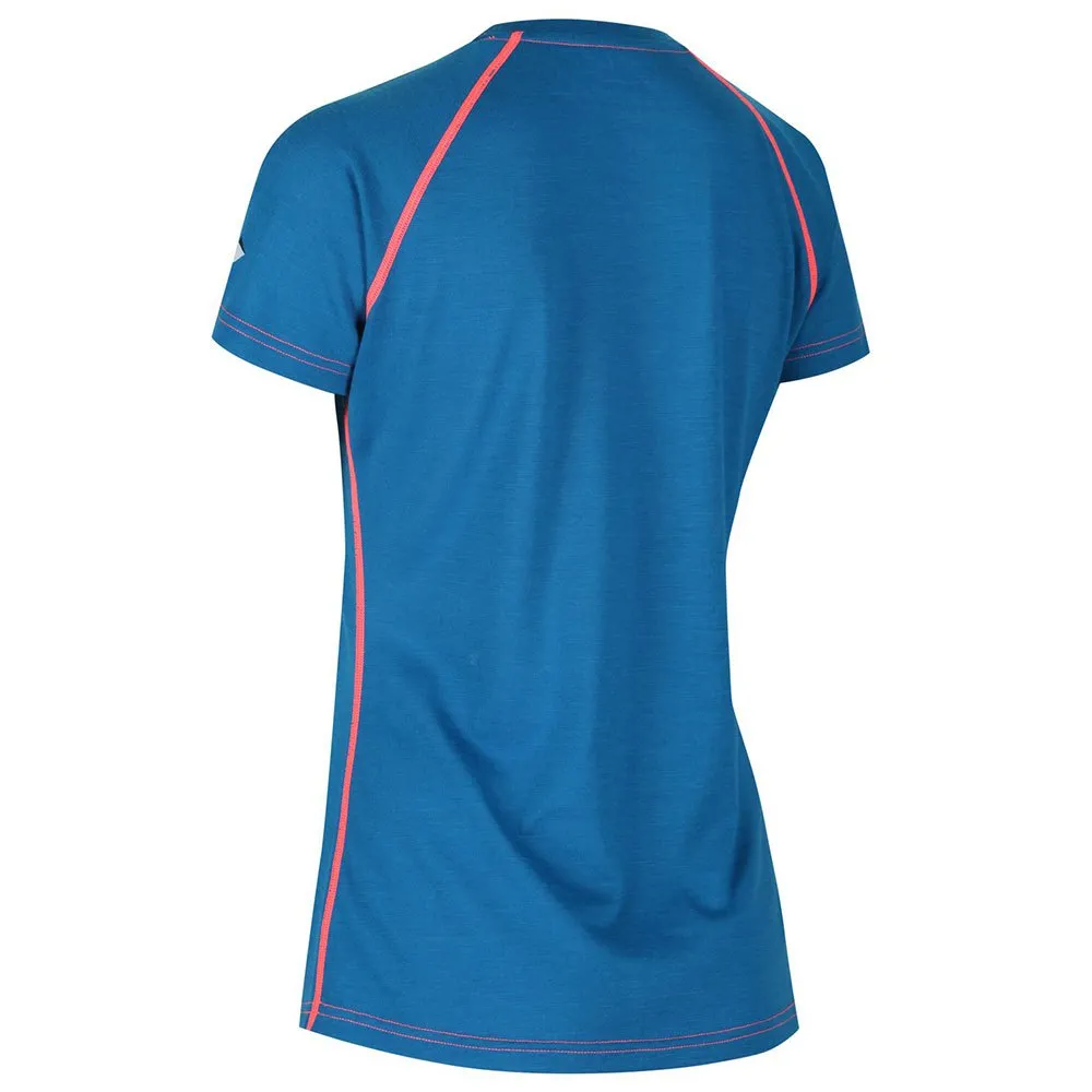 Regatta Tornell Kortarmet T-skjorte, Petrol blue