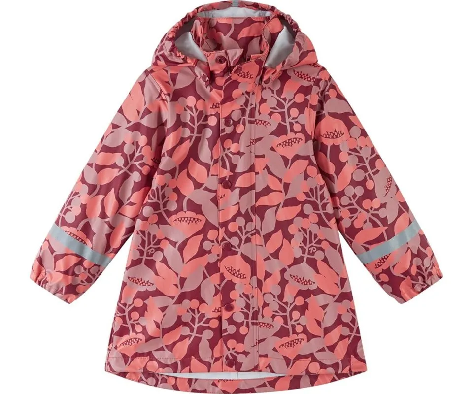 Reima Vatten Raincoat Girls, Jam red