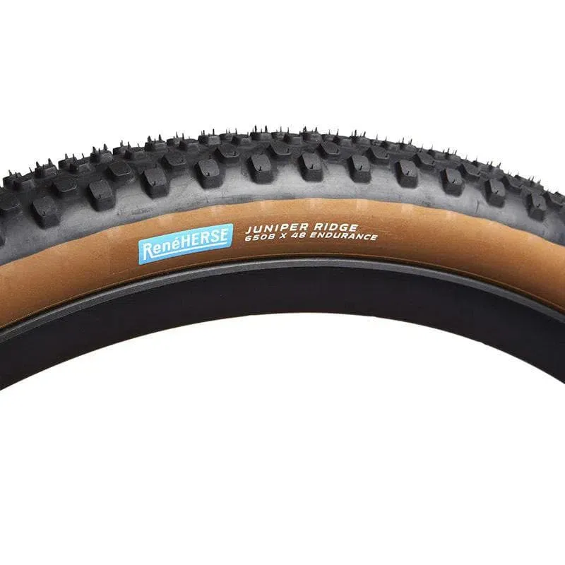 Rene Herse Gravel Tyre Juniper Ridge TC Endurance, Dark tan, 650 x 48, Sykkeldekk Rene Herse Gravel Tyre Juniper Ridge TC Endurance, Dark tan, 650 x 48, Sykkeldekk