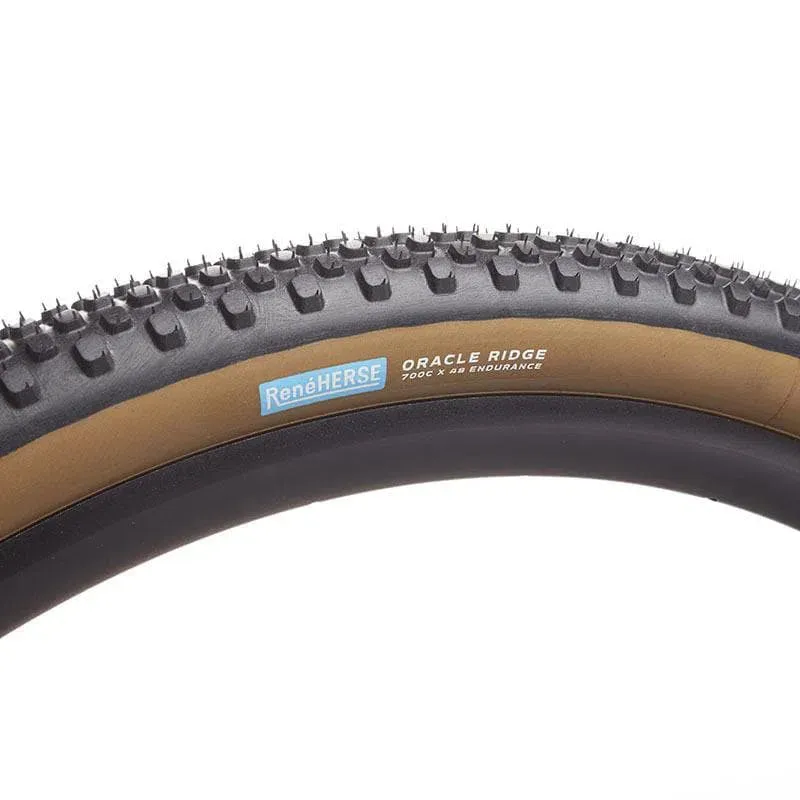 Rene Herse Gravel Tyre Oracle Ridge TC Endurance, Dark tan, 700 x 48, Sykkeldekk