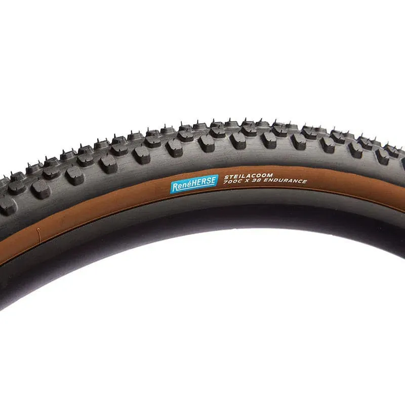 Rene Herse Gravel Tyre Steilacoom TC Endurance, Dark tan, 700 x 38, Sykkeldekk Rene Herse Gravel Tyre Steilacoom TC Endurance, Dark tan, 700 x 38, Sykkeldekk