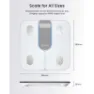 Renpho Elis 1c Vekt, White, One Size