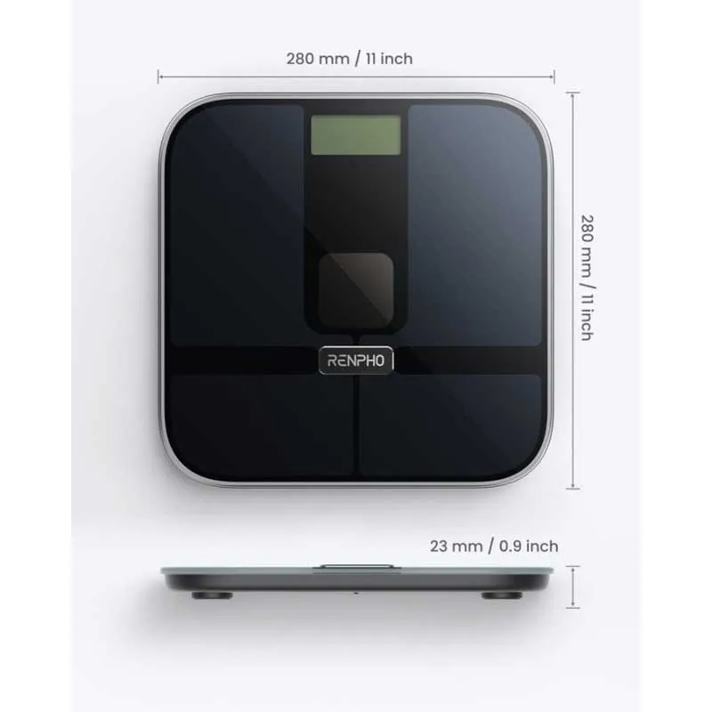 Renpho Elis 2 Vekt, Black, One Size Renpho Elis 2 Vekt, Black, One Size
