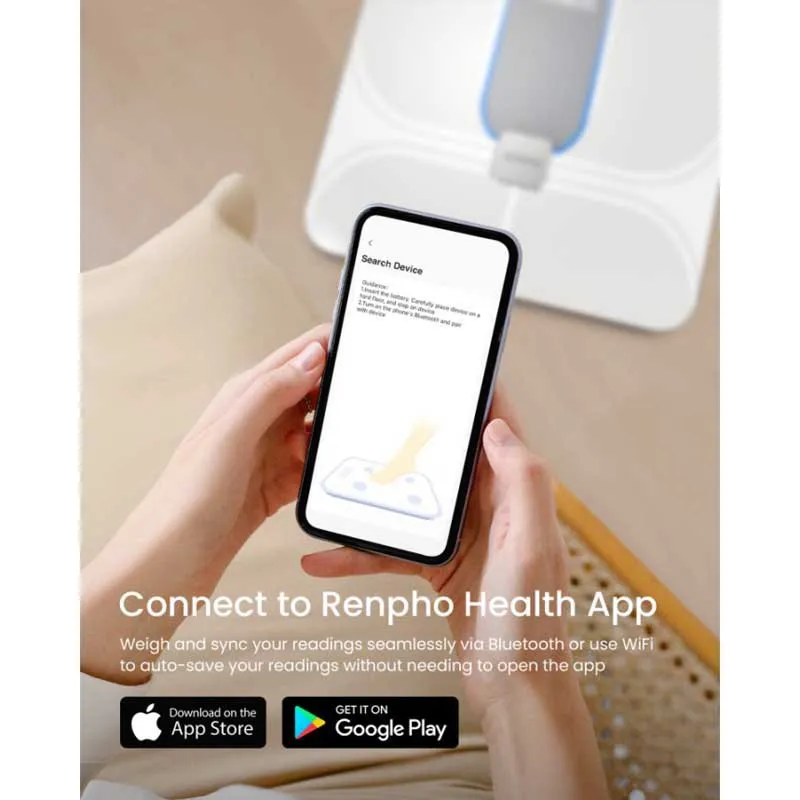 Renpho Elis Aspire C Vekt, White, One Size Renpho Elis Aspire C Vekt, White, One Size