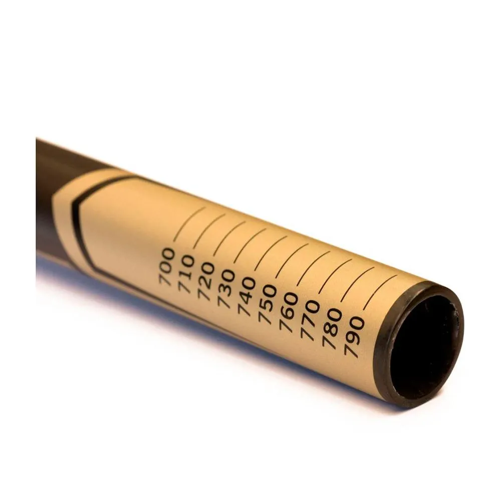 Renthal Fatbar Carbon V2 10 Mm Styre, Black / gold, 31.8mm, 800mm