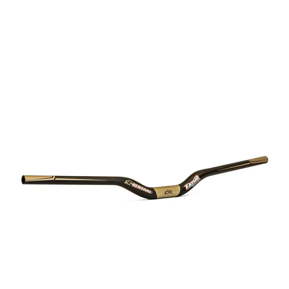 Renthal Fatbar Carbon V2 40 Mm Styre, Black / gold, 31.8mm, 800mm