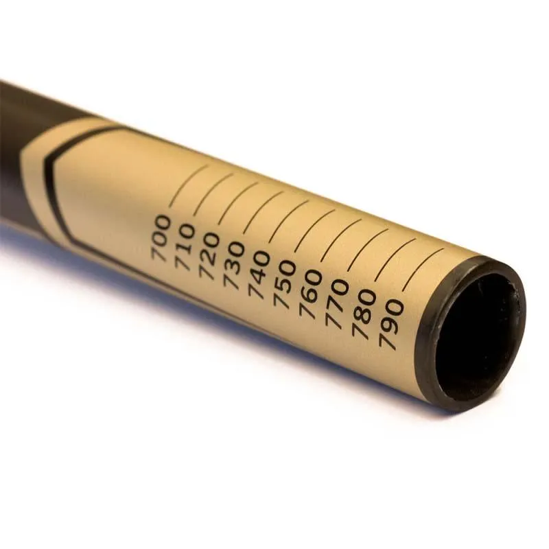 Renthal V2 Fatbar Carbon Rise 30 Mm Styre, Black / aluminium gold, 31.8mm, 800mm Renthal V2 Fatbar Carbon Rise 30 Mm Styre, Black / aluminium gold, 31.8mm, 800mm