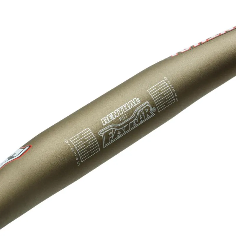 Renthal V2 Fatbar Rise 20 Mm Styre, Aluminium gold, 31.8mm, 800mm