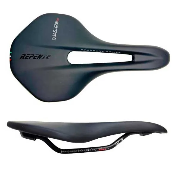 REPENTE Quasar S Steel 2.0 Sykkelsete, Black, 142 x 260mm REPENTE Quasar S Steel 2.0 Sykkelsete, Black, 142 x 260mm