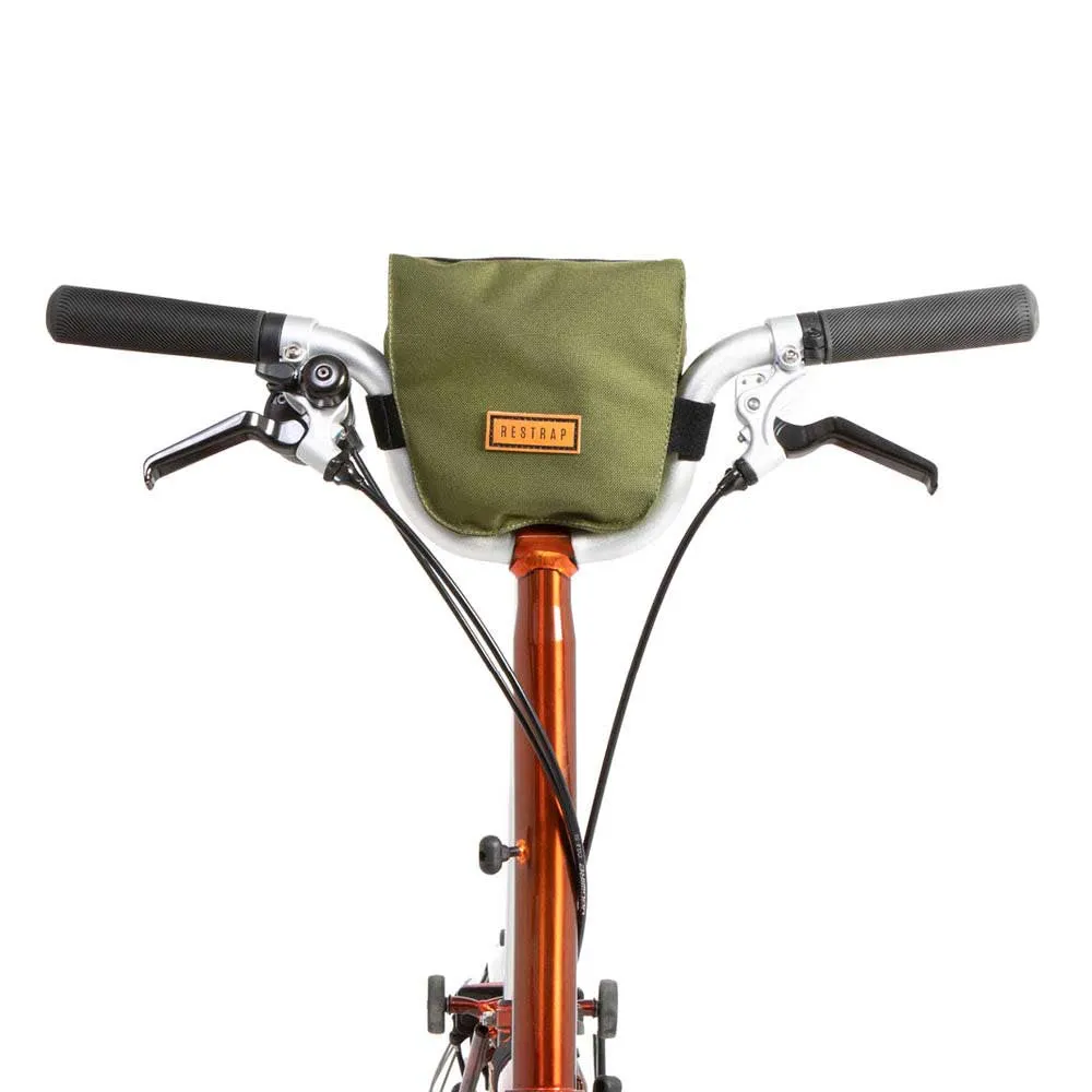 Restrap Brompton Styreveske 1.2l, Olive, One Size Restrap Brompton Styreveske 1.2l, Olive, One Size