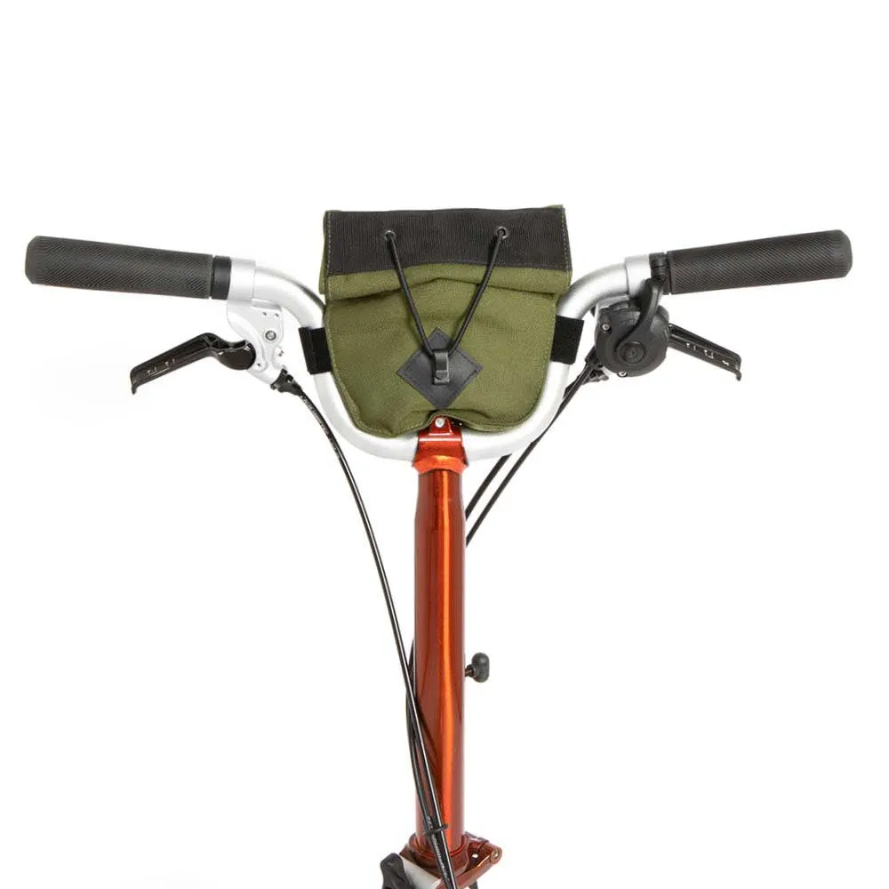 Restrap Brompton Styreveske 1.2l, Olive, One Size Restrap Brompton Styreveske 1.2l, Olive, One Size