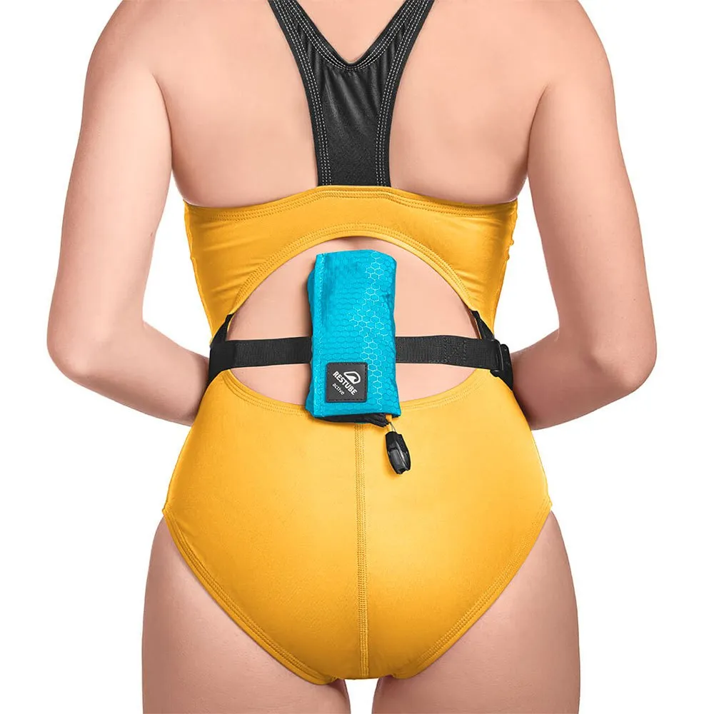 Restube Active Flytebelte unisex, Black / icemint, One Size