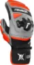 Black/silver/fluo red