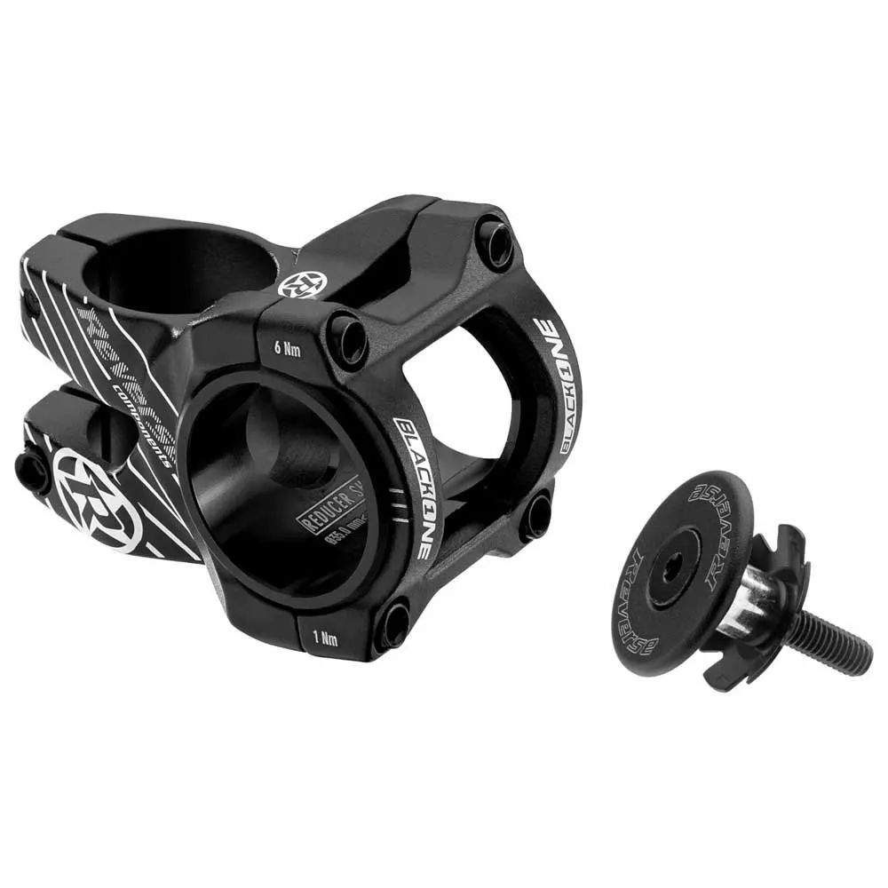 Reverse Components Black-one D2 31.8 Mm Sykkelstyrestem, Black / white, 35mm, 8º